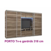 Porto Tv-s Gardróbszekrény